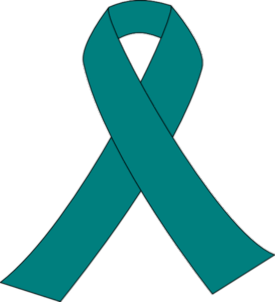 Download High Quality cancer ribbon clipart teal Transparent PNG Images