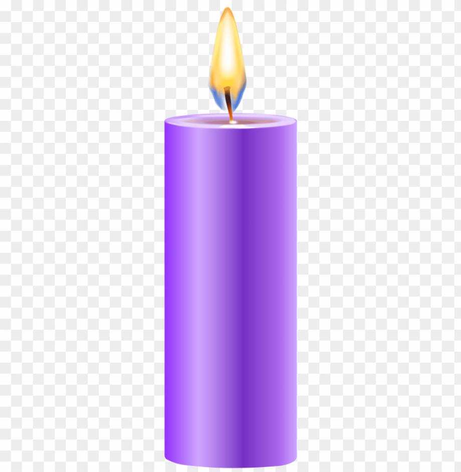 Download High Quality candle clipart purple Transparent PNG Images