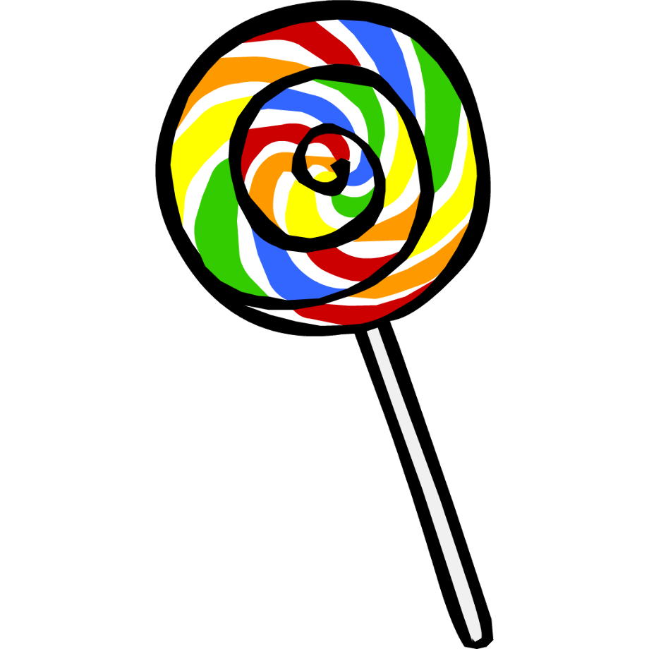 candy clipart rainbow