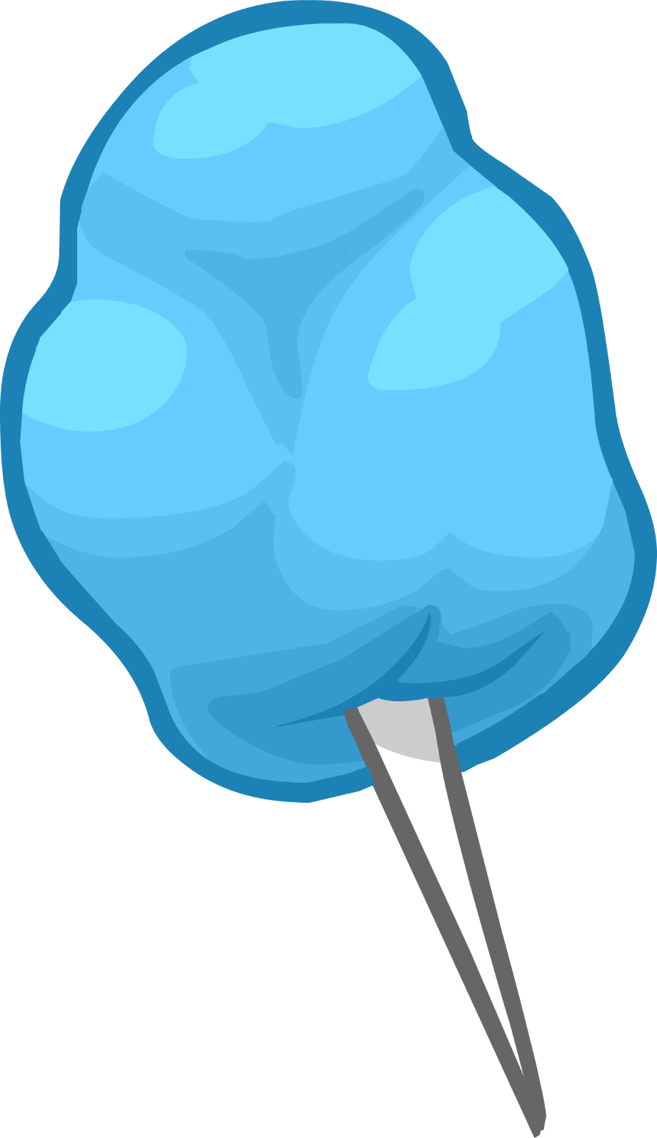 candy clipart blue