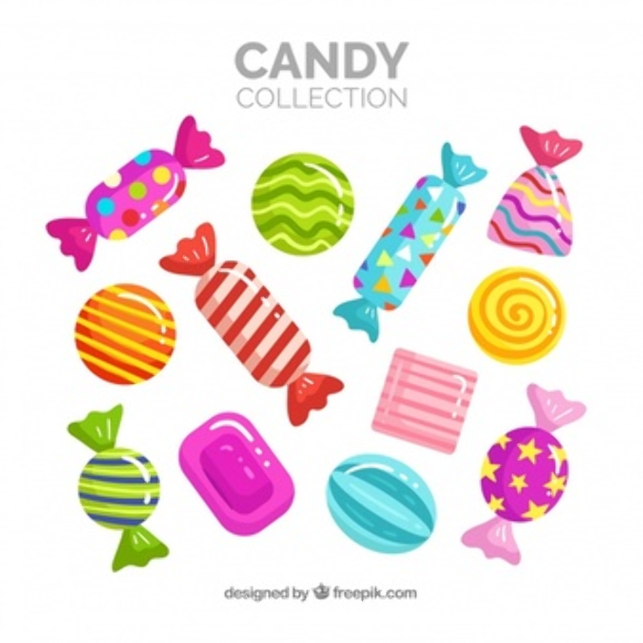 candy clipart pastel