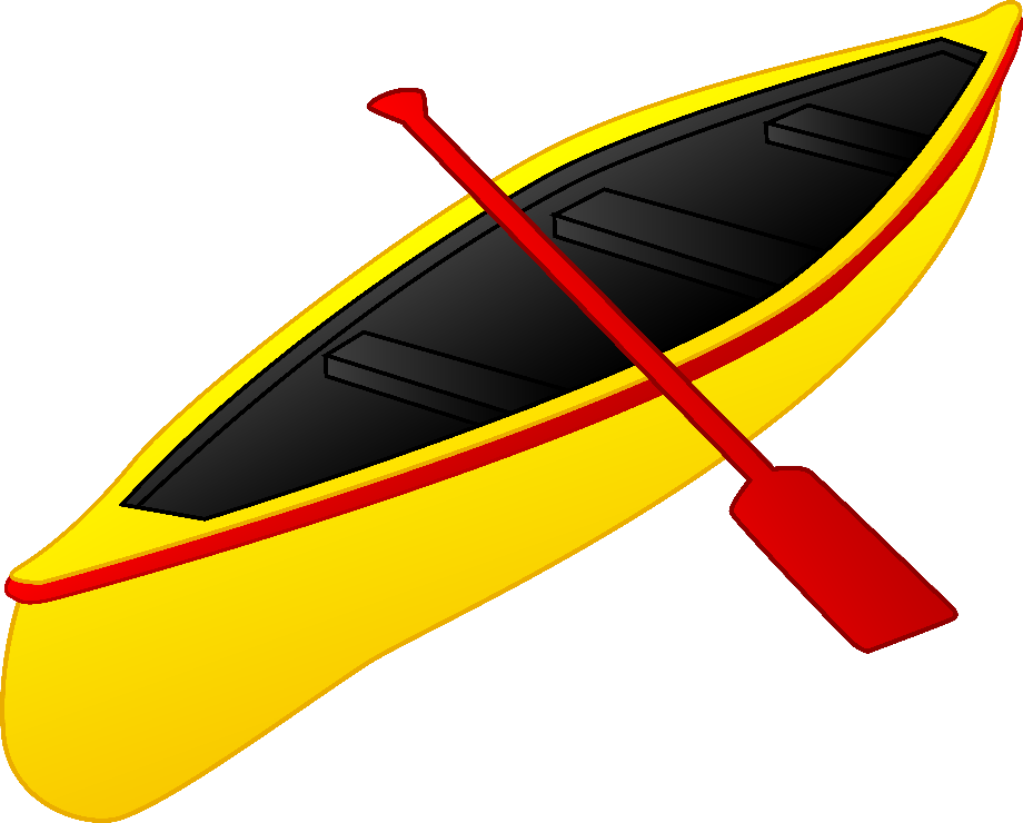 canoe clipart simple