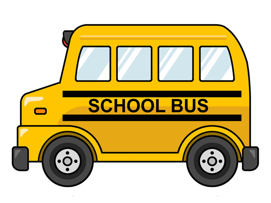 bus clipart yellow