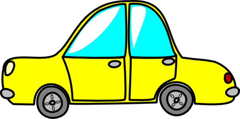 clipart car yellow