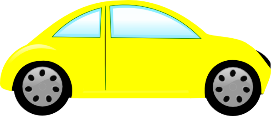 cars clipart yellow