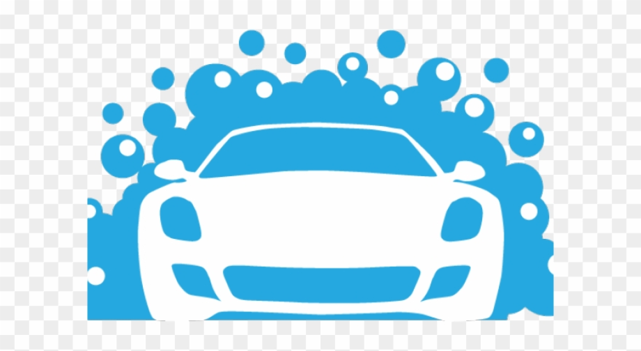 car wash clipart blue
