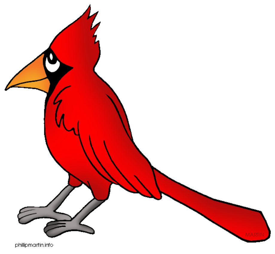 cardinal clipart cartoon