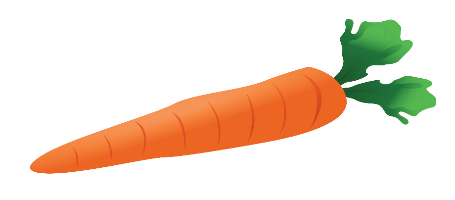 carrot clipart simple