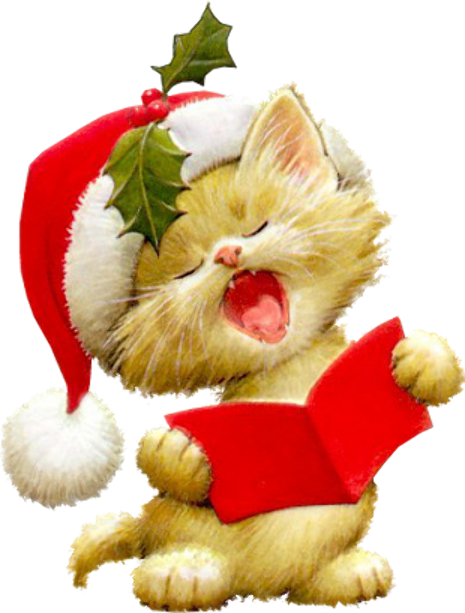 Download Download High Quality Cat clipart christmas Transparent ...