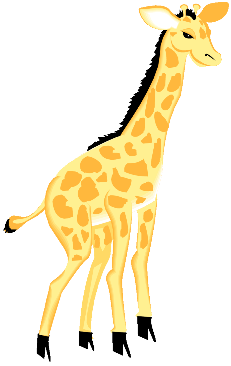 giraffe clipart dancing
