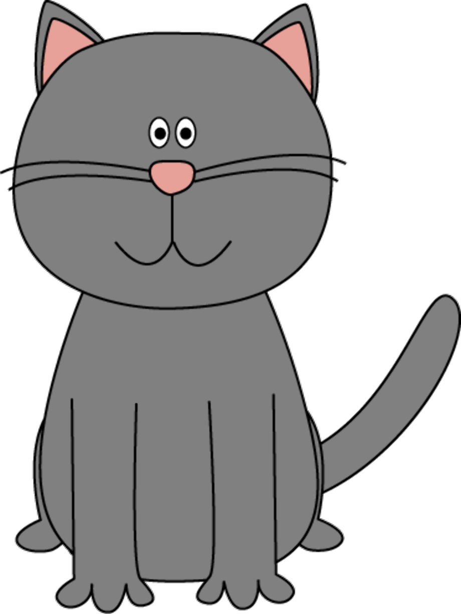Download High Quality clipart cat gray Transparent PNG