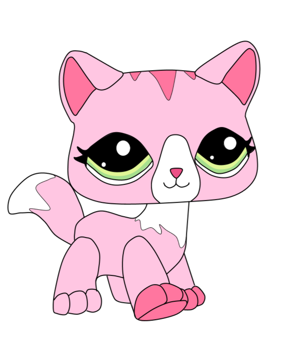 Download High Quality Cat clipart pink Transparent PNG