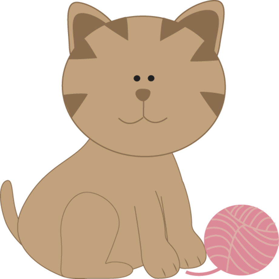 clipart cat playing