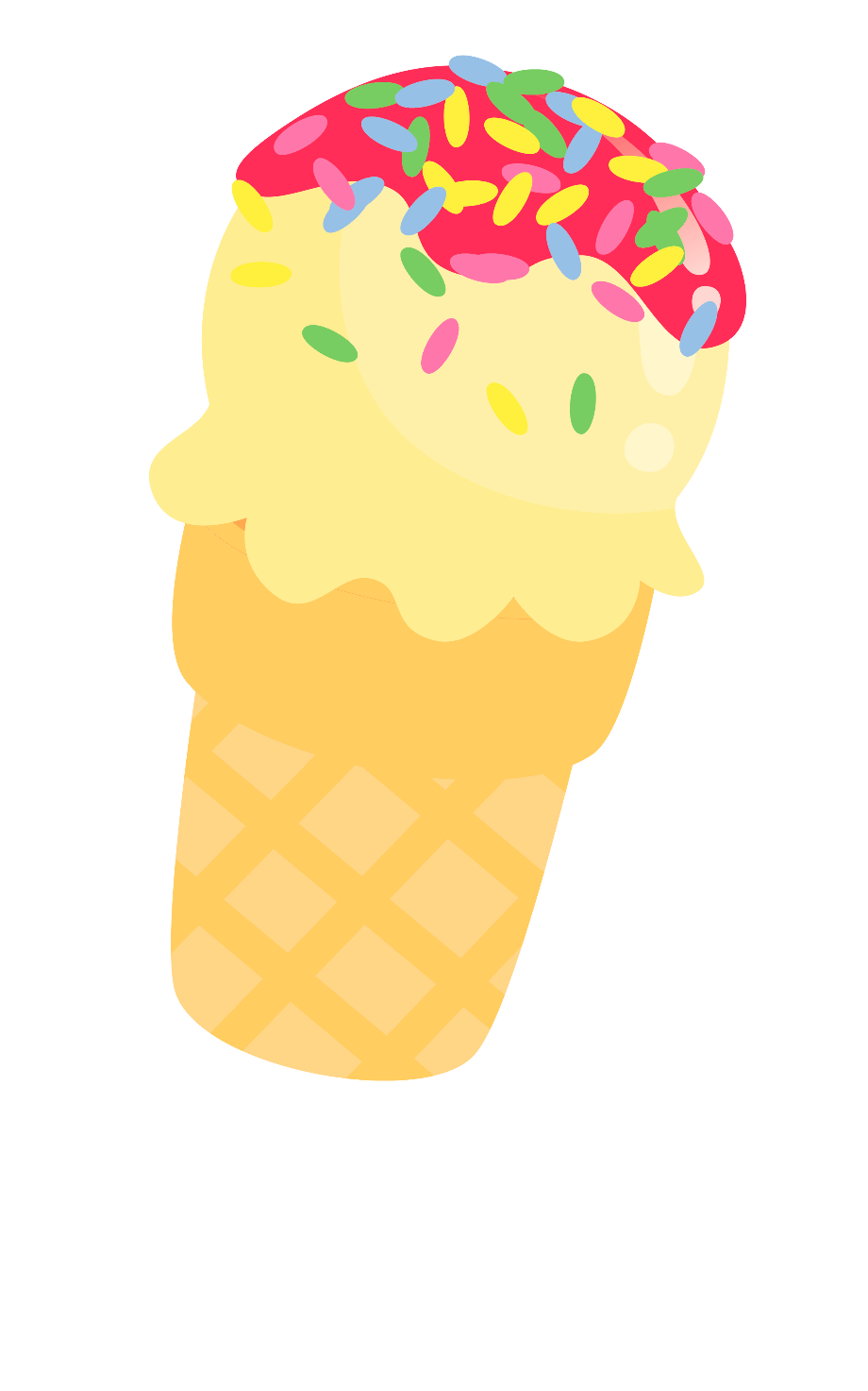 ice cream cone clipart printable