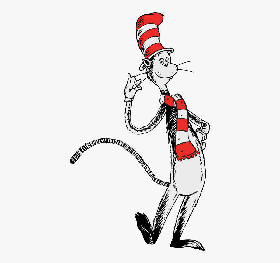 Download High Quality cat in the hat clipart cartoon Transparent PNG