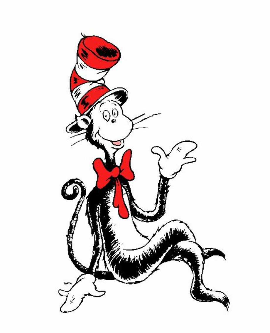 Download High Quality cat in the hat clipart reading Transparent PNG ...
