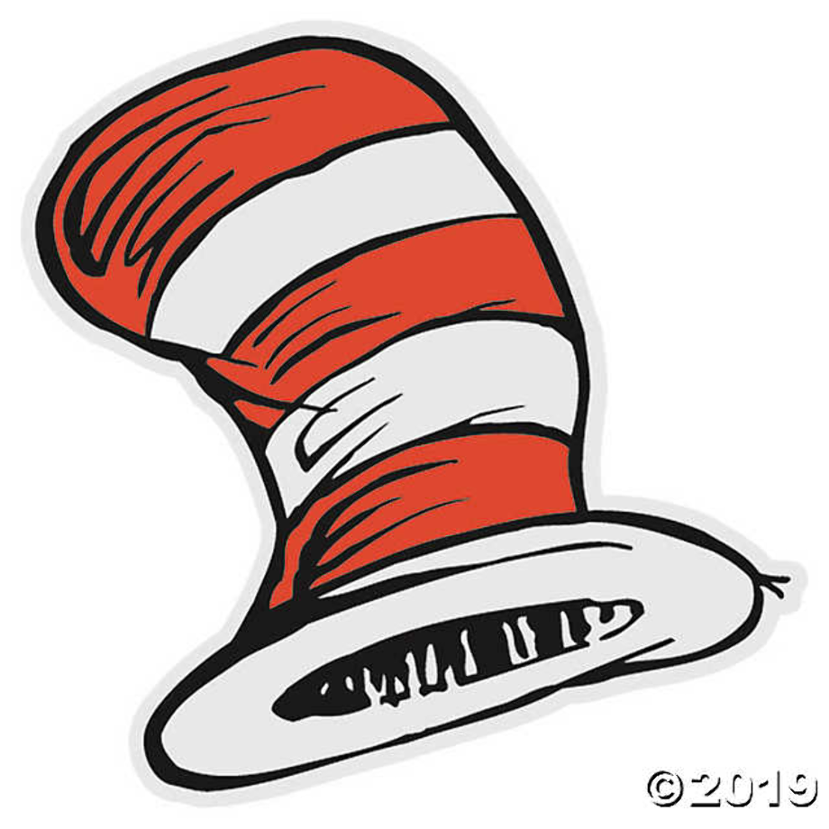 cat in the hat clipart printable