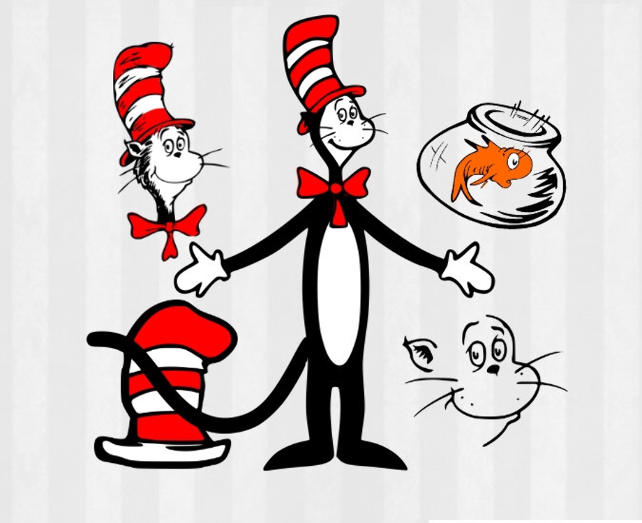 Download High Quality cat in the hat clipart svg Transparent PNG Images