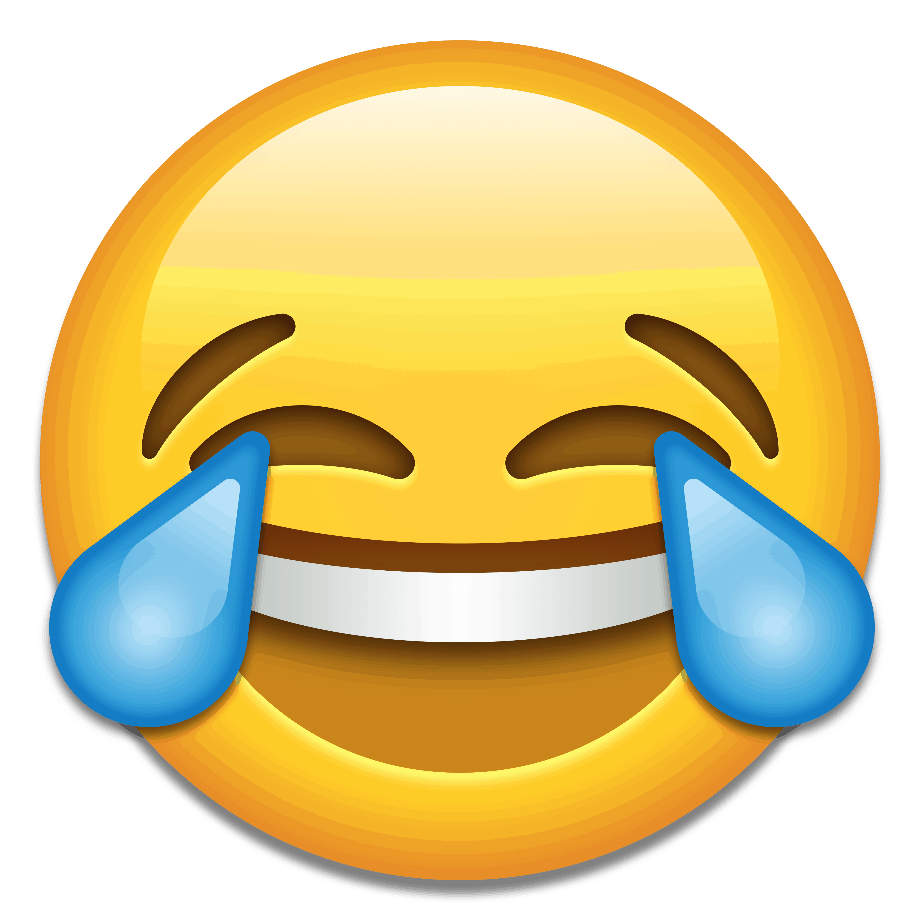 laughing emoji transparent silly face