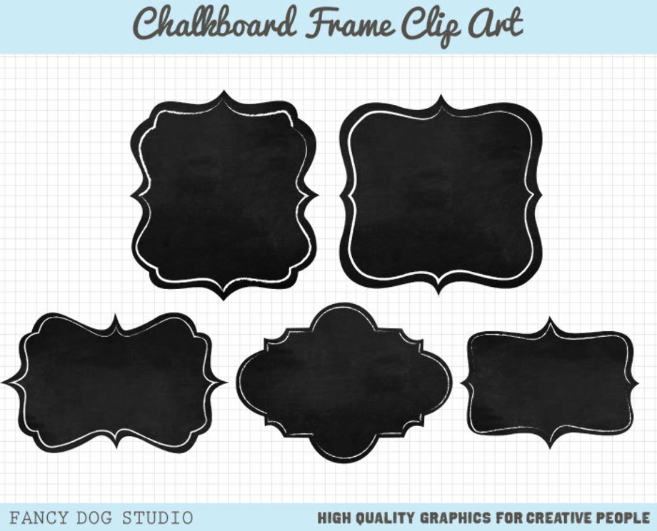 chalkboard clipart printable