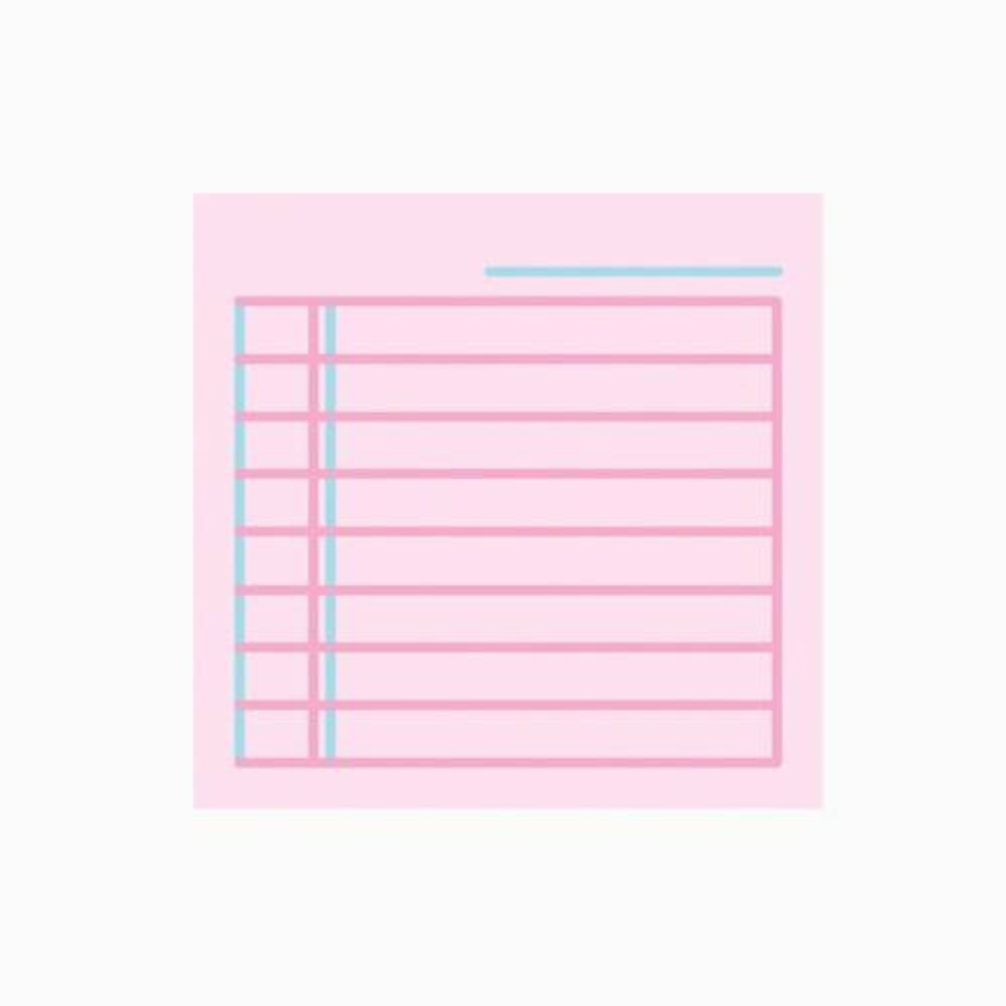 checklist clipart pink
