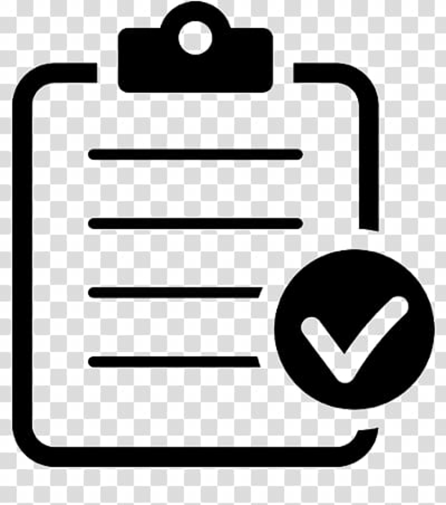 checklist clipart icon