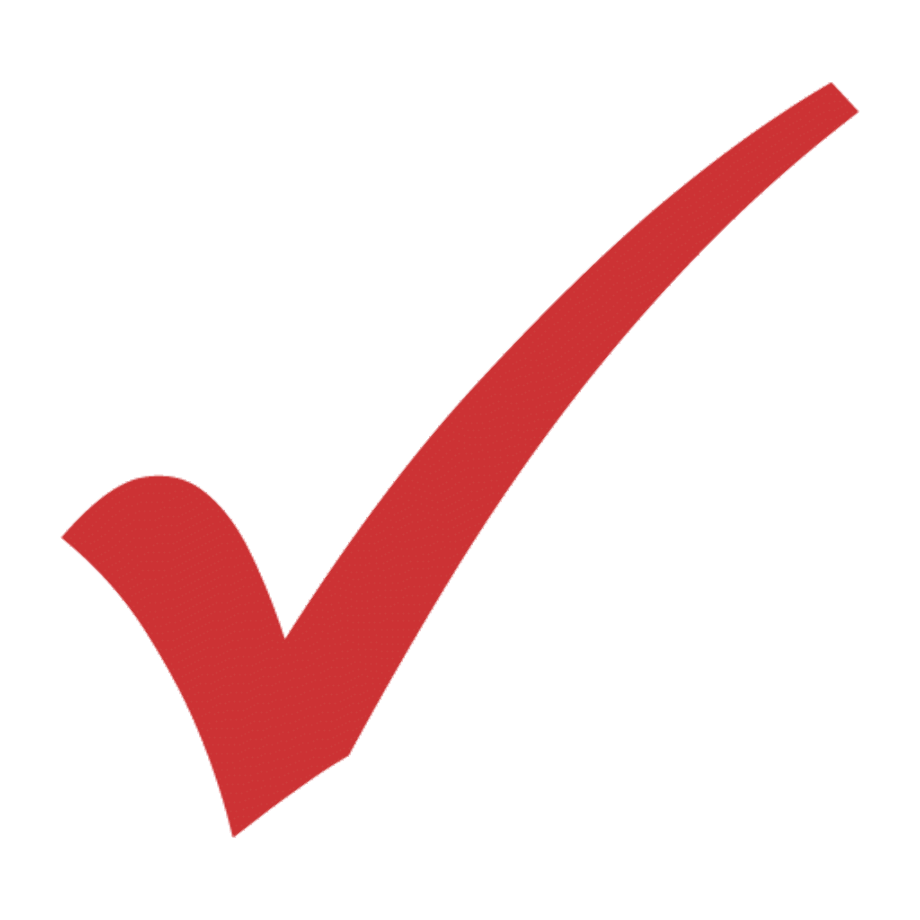 checkmark clipart red
