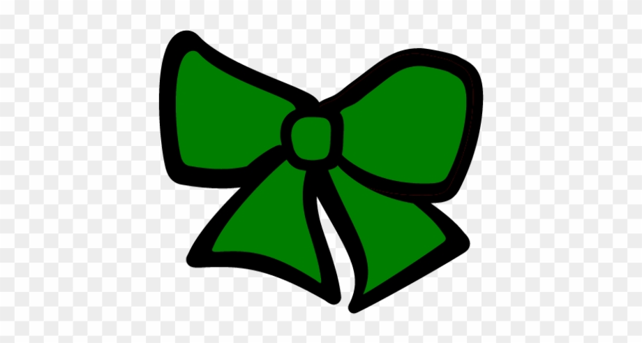bow clipart green