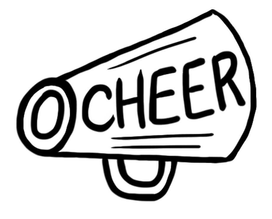 Cheer clipart word.