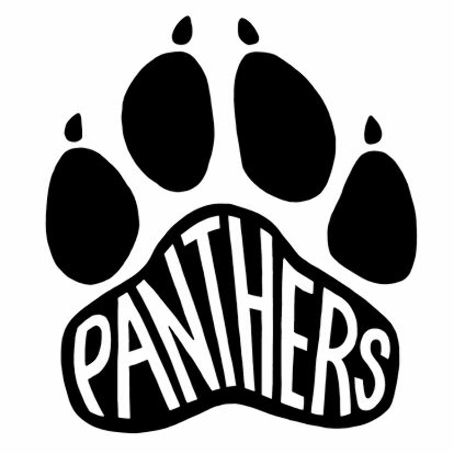 paw prints clip art panther