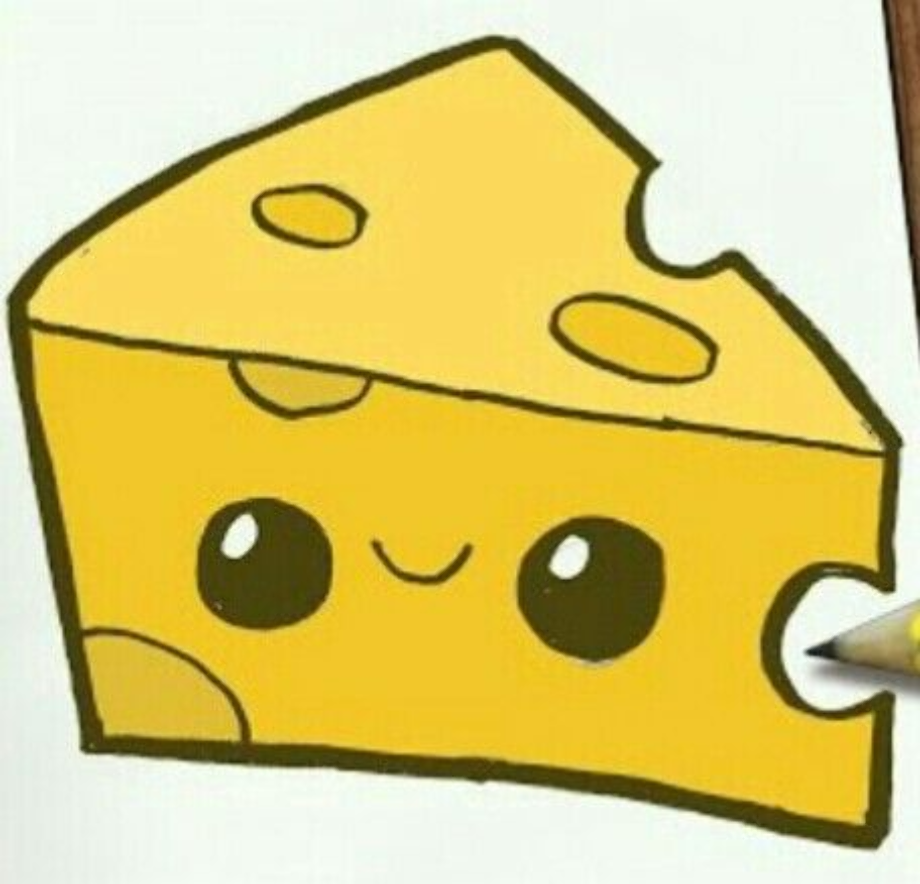cheese clipart kawaii