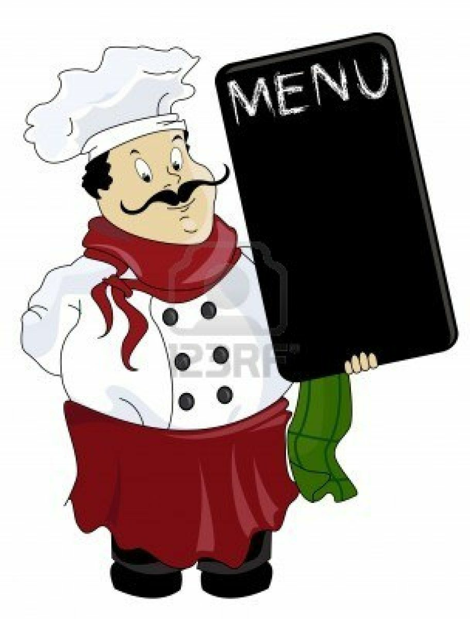 chef clipart card