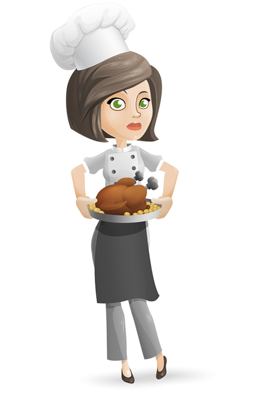 chef clipart girl