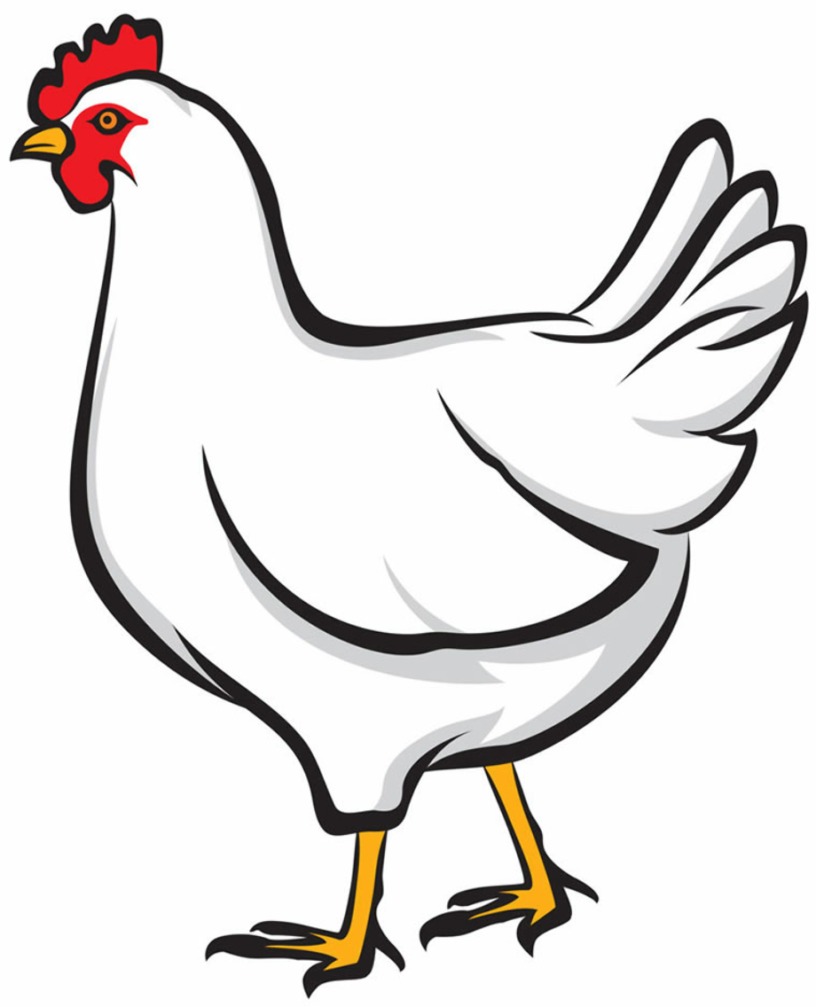 rooster clipart simple