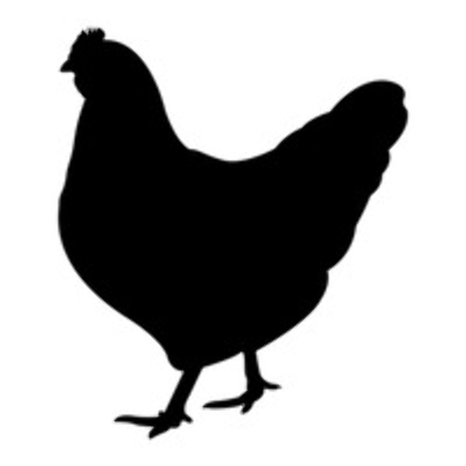 chicken clipart silhouette