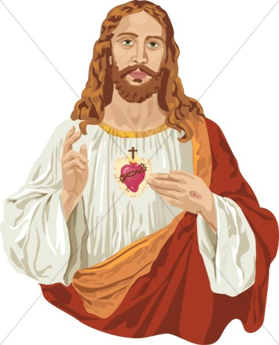 jesus clipart sacred heart