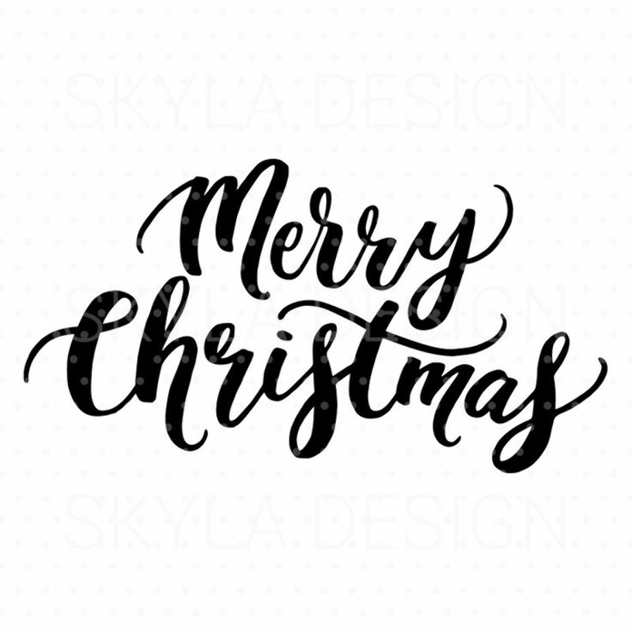 Download High Quality christmas clipart black and white