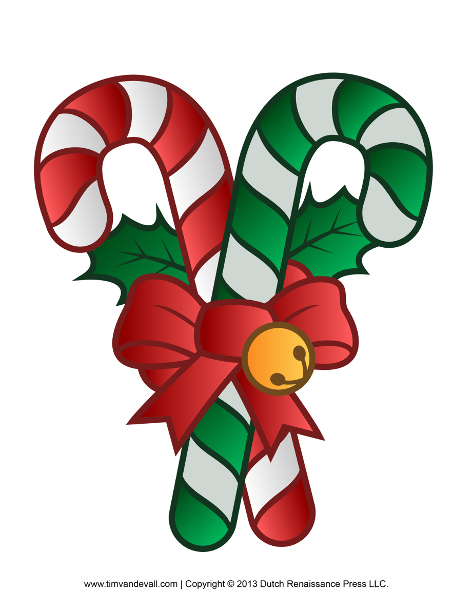 candy cane clipart christmas
