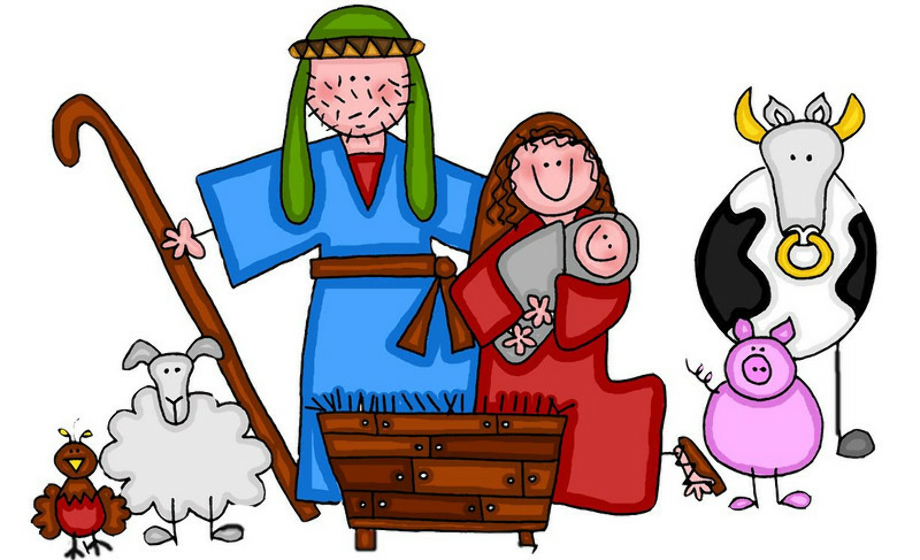 nativity clipart simple
