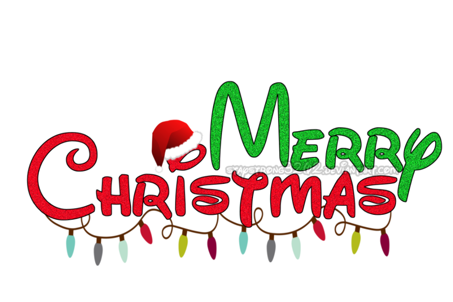 merry christmas clipart text