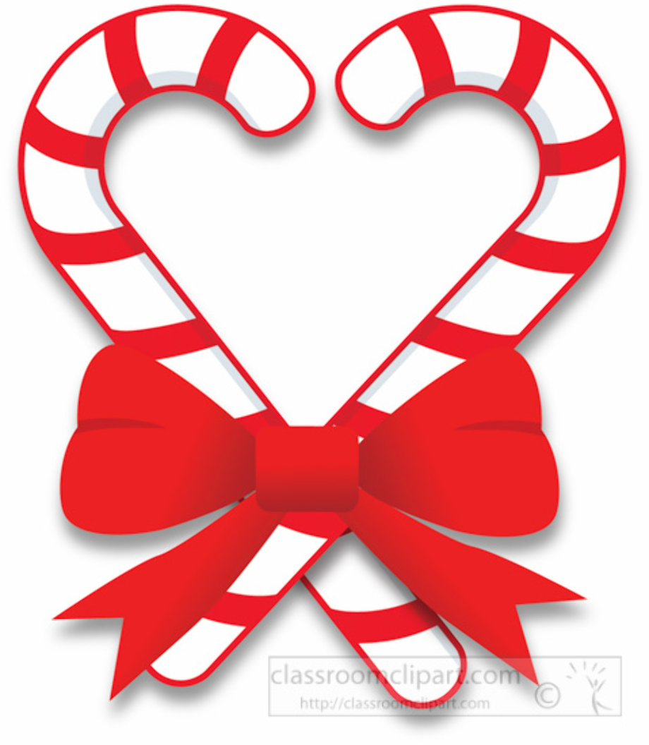 candy cane clipart heart