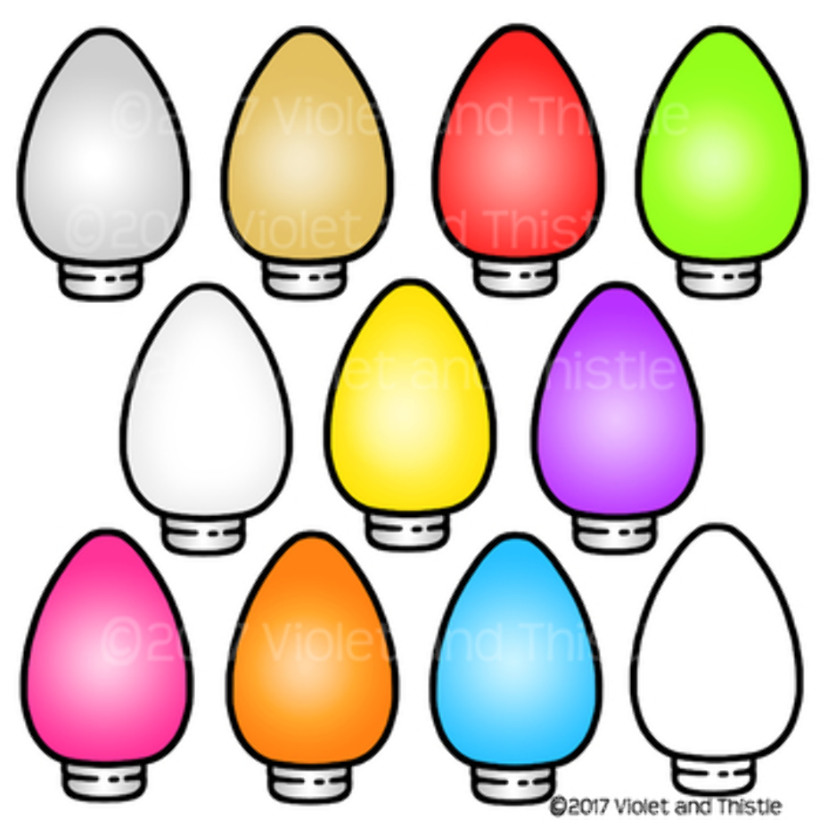 Download High Quality christmas lights clipart colored Transparent PNG ...