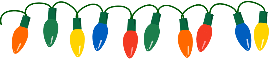 christmas lights clipart string