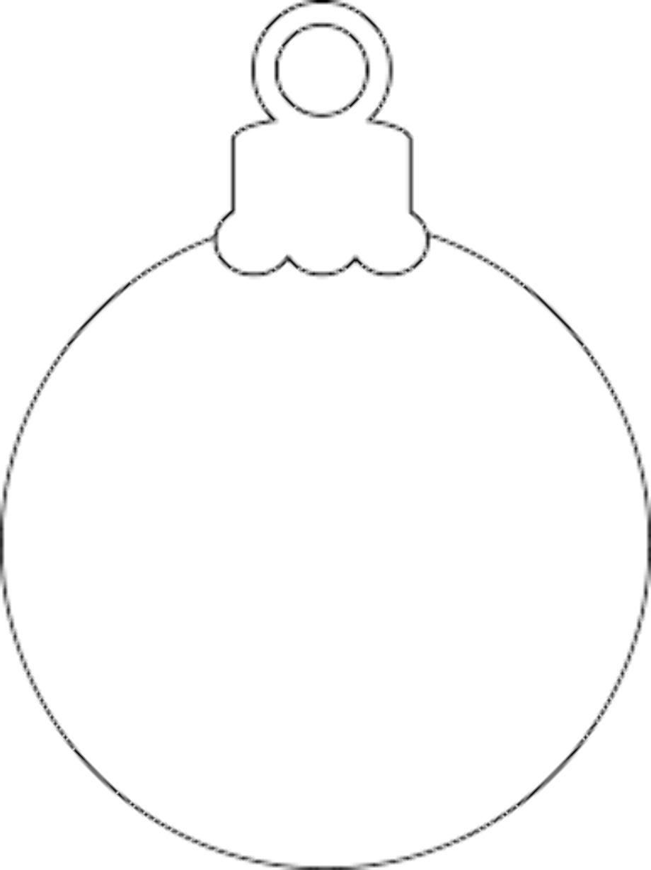 Printable Christmas Ornament Clip Art