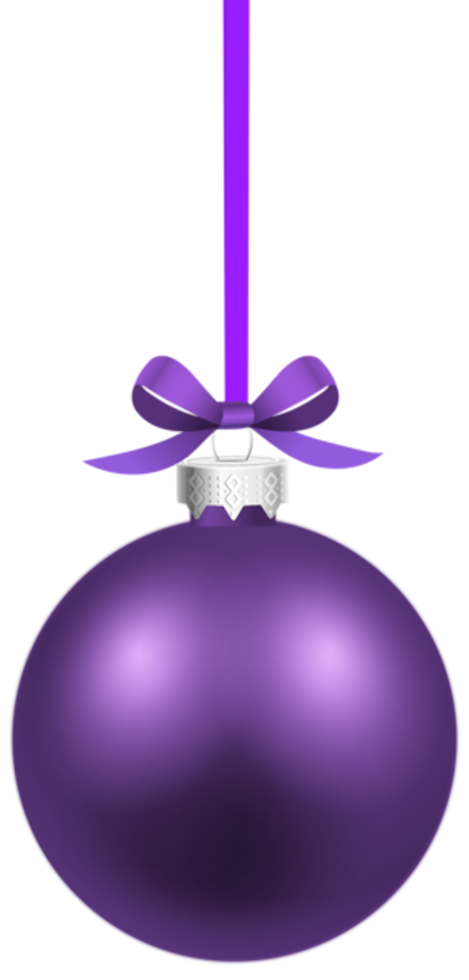 christmas ornament clipart purple
