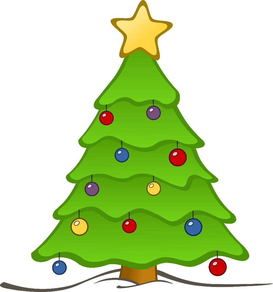 christmas tree clipart whimsical
