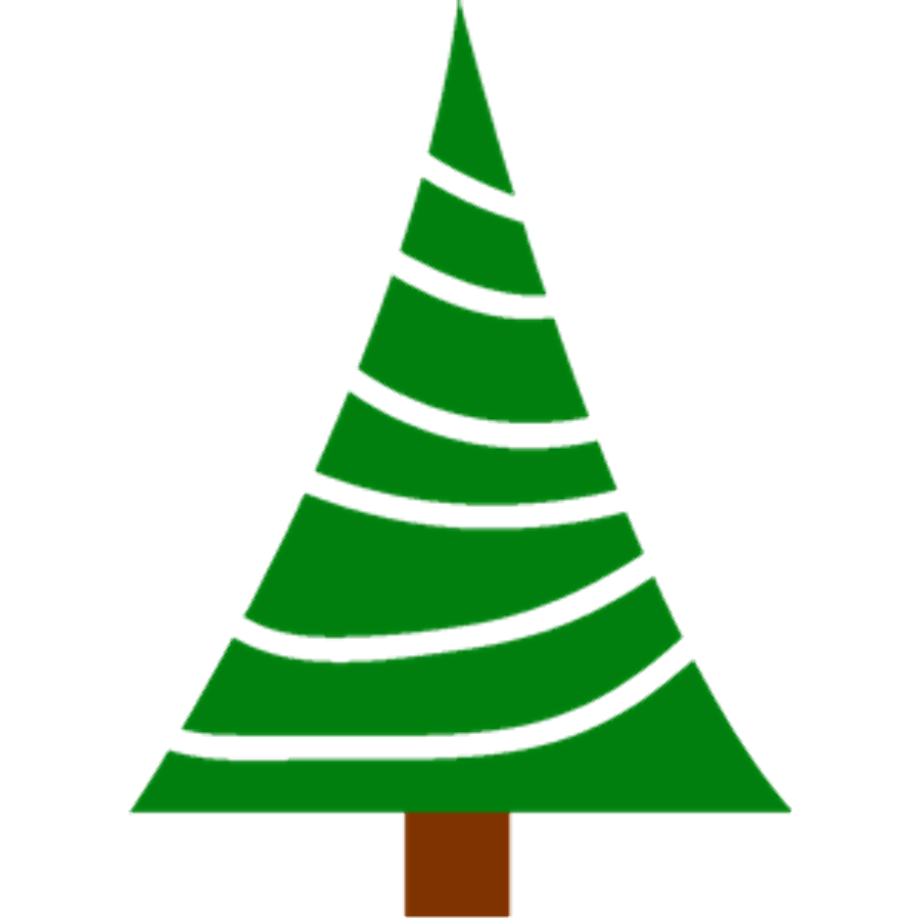 pine tree clip art stylized