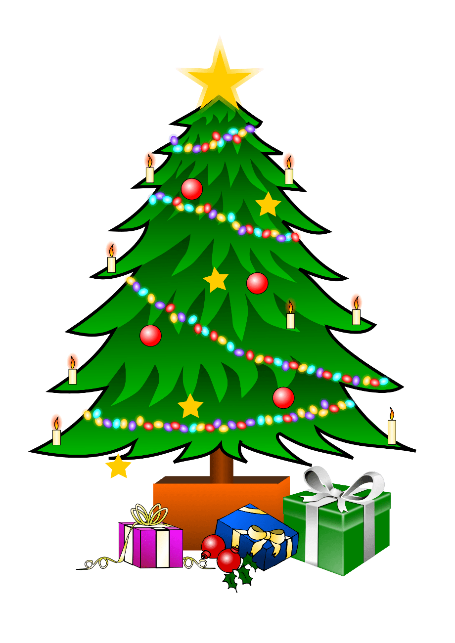 Download High Quality christmas tree clipart vector Transparent PNG ...
