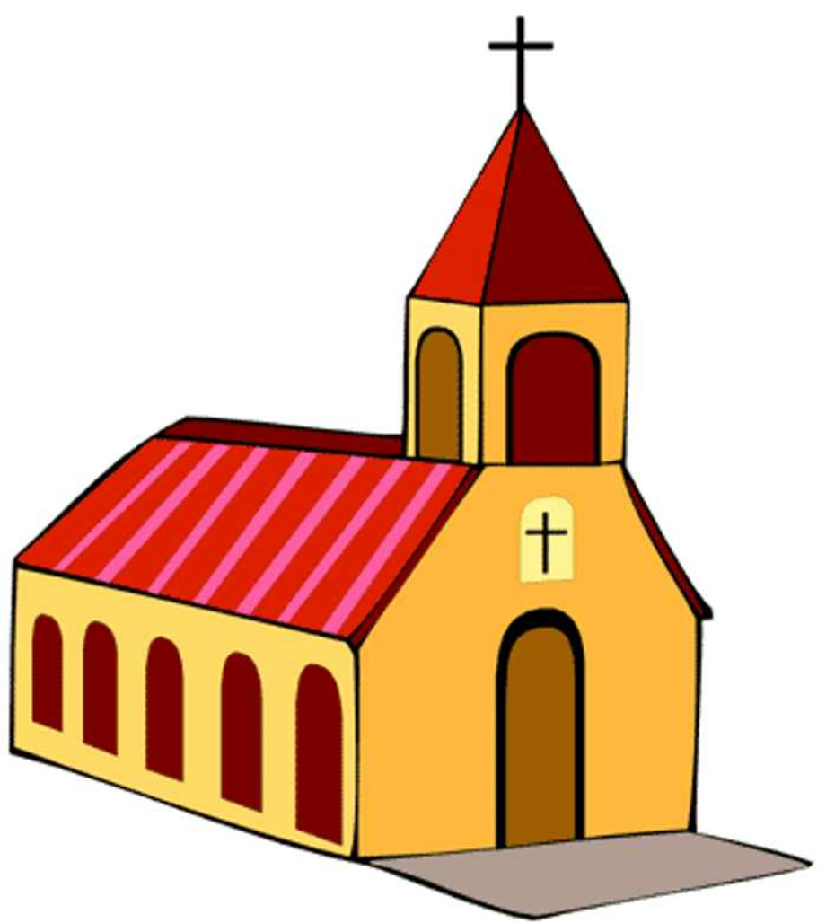 church clipart cartoon