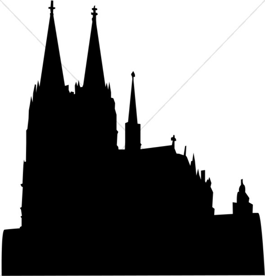 church clip art cathedral